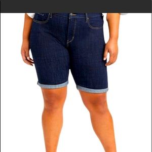 NYDJ Bermuda Jean shorts size 14W New